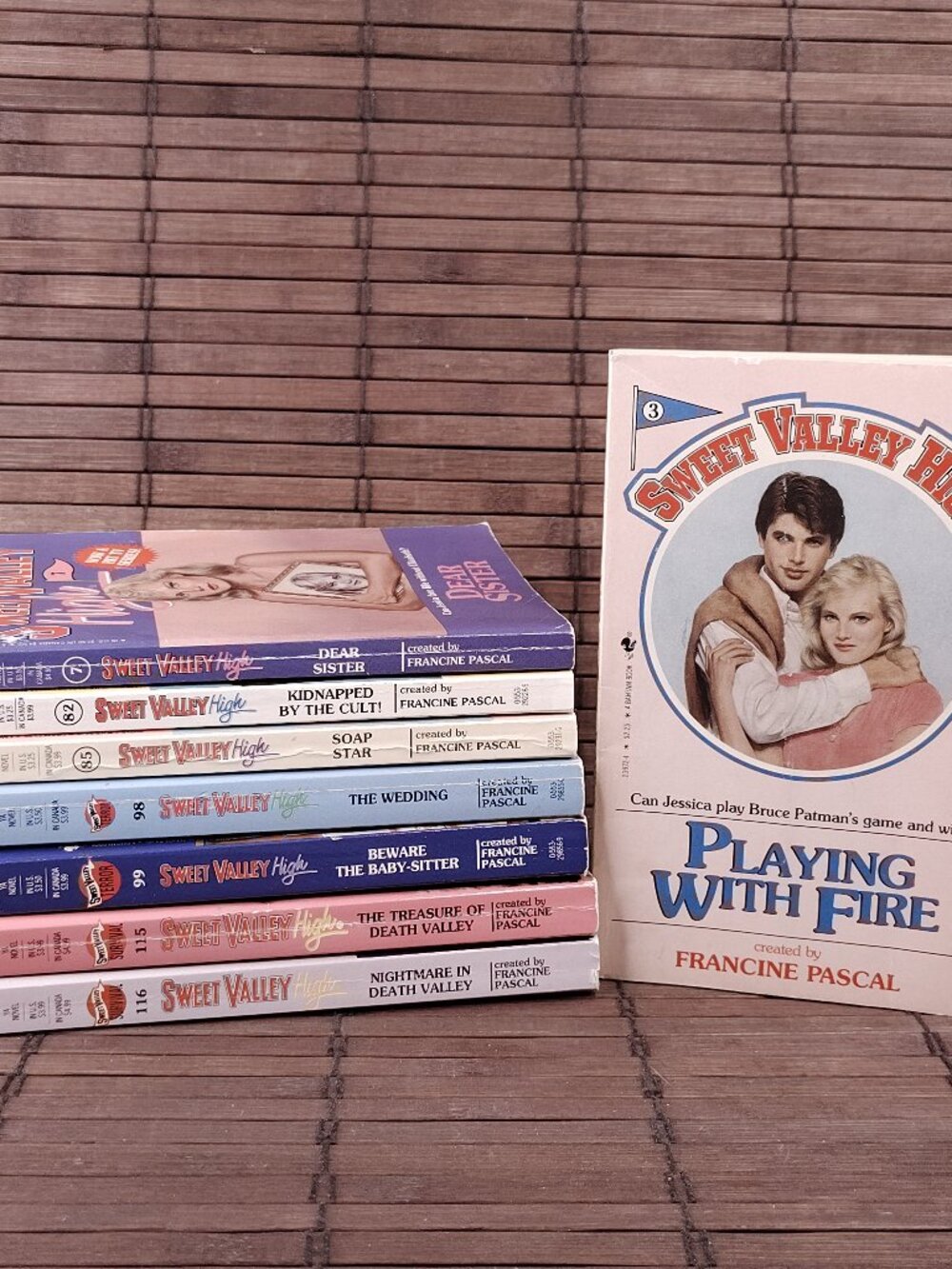 Sweet Valley High Lot Of 8 Francine Pascal 3 7 82 85 98 99 115 116 Vintage 1980s
